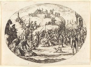 La piccola salita al Calvario