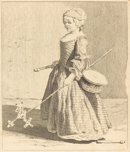 Il giovane soldato da Charles Nicolas Cochin I after Jean Siméon Chardin