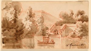Veduta Immaginaria del Castello di Vaux-le-Vicomte