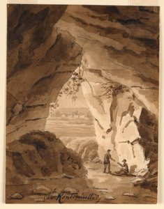 In una grotta da Charles Nicolas Ransonnette