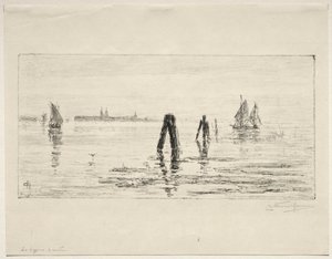 Laguna, mattina da Charles Nicolas Storm van 
