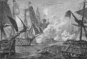 Bombardamento di Acri da Charles Olivier Murray