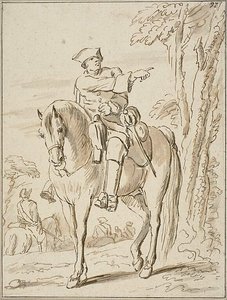 Punta equestre a sinistra da Charles Parrocel