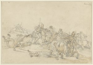 Combattimento di cavalieri da Charles Parrocel