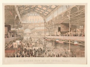 Vista interna del Crystal Palace da Charles Parsons