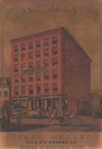 Brewster & Co. Coach Makers, 372 & 374 Broome St. da Charles Parsons