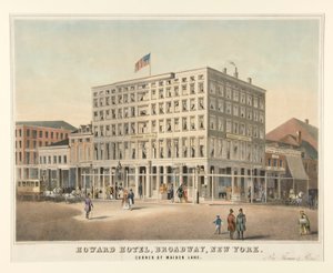 Howard Hotel, Broadway, New York da Charles Parsons