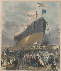 Varo del piroscafo Great Republic, pub. 24 novembre 1866 da Charles Parsons