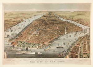 La città di New York da Charles Parsons