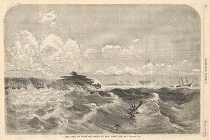 La tempesta del dieci febbraio nella baia di New York da Charles Parsons