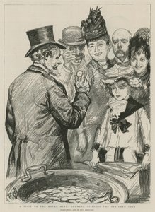 Una visita alla Zecca Reale; mostrare ai visitatori la moneta finita da Charles Paul Renouard