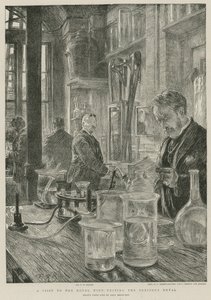 Una visita alla Zecca Reale; testare il metallo prezioso (incisione) da Charles Paul Renouard