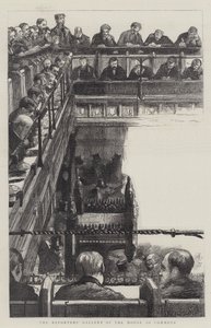 La galleria dei reporter della Camera dei Comuni da Charles Paul Renouard