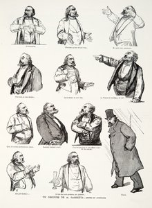 Un discorso di M. Gambetta: Gesti e atteggiamenti, da Storia della Terza Repubblica, Vol. I, Storia Politica, pub.1933