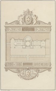 Villa Madama a Roma da Charles Percier and Pierre François Léonard Fontaine