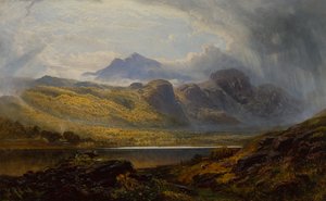 Llyn Crafnant, Moel Siabed in lontananza, Galles del Nord da Charles Pettitt