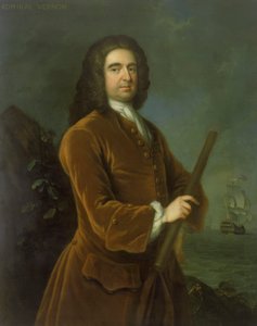 Ammiraglio Edward Vernon (1684-1757), metà degli anni 1730 (olio su tela) da Charles Philips