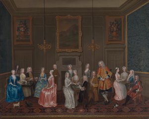 Tea party a casa di Lord Harrington, St. James