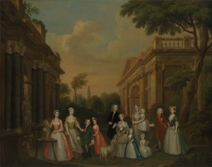 La famiglia Finch, c.1732