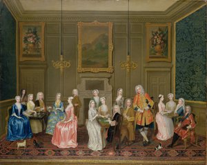 Festa del tè a casa di Lord Harrington, St. James