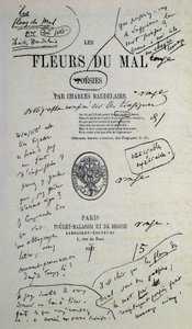 Buono da disegnare da "Fiori del male", annotato da Charles Baudelaire da Charles Pierre Baudelaire