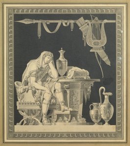 Achille piange la morte di Patroclo