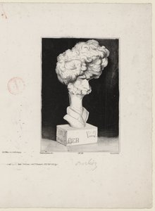 Hector Berlioz di Charles Ramelet (1805-1851) dopo un busto di Jean-Pierre Dantan (1800-1869)