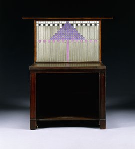 Un mobile da scrittura progettato per Walter W. Blackie Esq., Hill House, Edimburgo da Charles Rennie Mackintosh