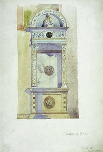 Certosa di Pavia, Memoriale, 1891 da Charles Rennie Mackintosh