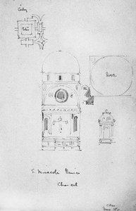 Presbiterio di S. Miracoli, Venezia, 1891 da Charles Rennie Mackintosh