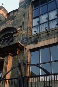 Dettaglio del ferro battuto della Facciata Nord da Charles Rennie Mackintosh