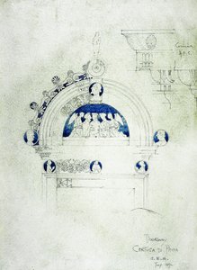 Portale, Certosa di Pavia, 1891 da Charles Rennie Mackintosh