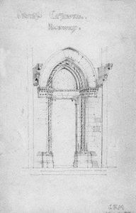 Portale del Duomo di Orvieto, 1891 da Charles Rennie Mackintosh