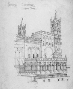 Duomo di Palermo, Torrette Orientali, 1891 da Charles Rennie Mackintosh