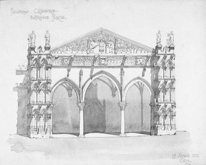 Ingresso della Cattedrale di Palermo da Charles Rennie Mackintosh