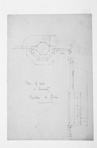 Piano del pozzo nel lavatoio, Certosa di Pavia, 1891 da Charles Rennie Mackintosh