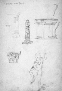 Schizzi da Pompei, 1891 da Charles Rennie Mackintosh