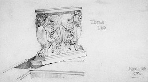 Gamba di Tavolo, 1891 da Charles Rennie Mackintosh