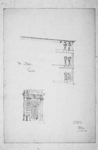Il Laterano, Roma, 1891 da Charles Rennie Mackintosh