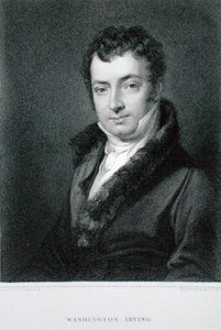 Washington Irving, inciso da Moseley Isaac Danforth da Charles Robert (after) Leslie