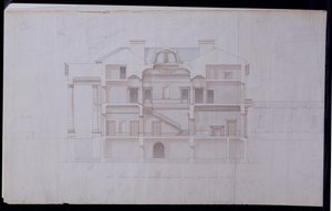 Progetti per Lough Crew House, County Meath, Irlanda, c.1825 da Charles Robert Cockerell