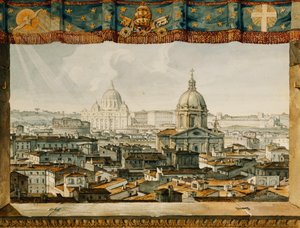 Roma dalla Trinità dei Monti da Charles Robert Cockerell
