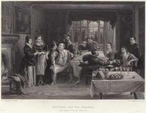 Falstaff e i suoi amici da Charles Robert Leslie