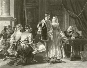 La riluttanza di Lady Jane Grey ad accettare la corona da Charles Robert Leslie