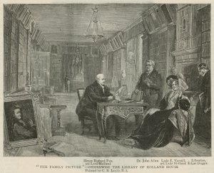 Il ritratto di famiglia - la biblioteca di Holland House