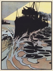 Un cacciatorpediniere che cerca di sfuggire al riflettore da Charles Robinson
