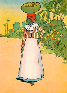 Una strada in Giamaica, 1912 da Charles Robinson