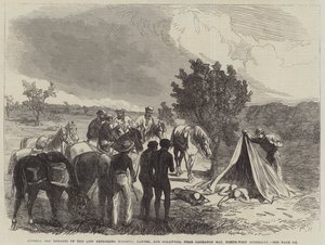 Ritrovamento dei resti degli esploratori perduti, Harding, Panter e Goldwyer, vicino a Lagrange Bay, Australia nord-occidentale da Sir John Charles Robinson