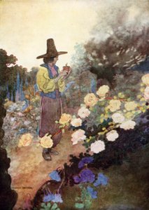 Hans nel suo giardino