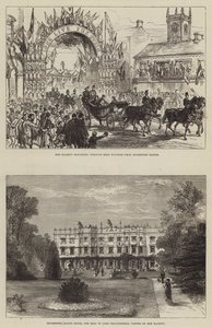 La visita di Sua Maestà a Hughenden da Sir John Charles Robinson